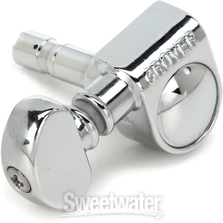 Grover 406C Mini Locking Rotomatic Tuners 3+3 Chrome