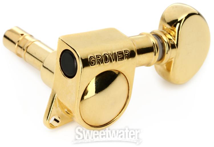 Grover 406G Mini Locking Rotomatic Tuners 3+3 Gold