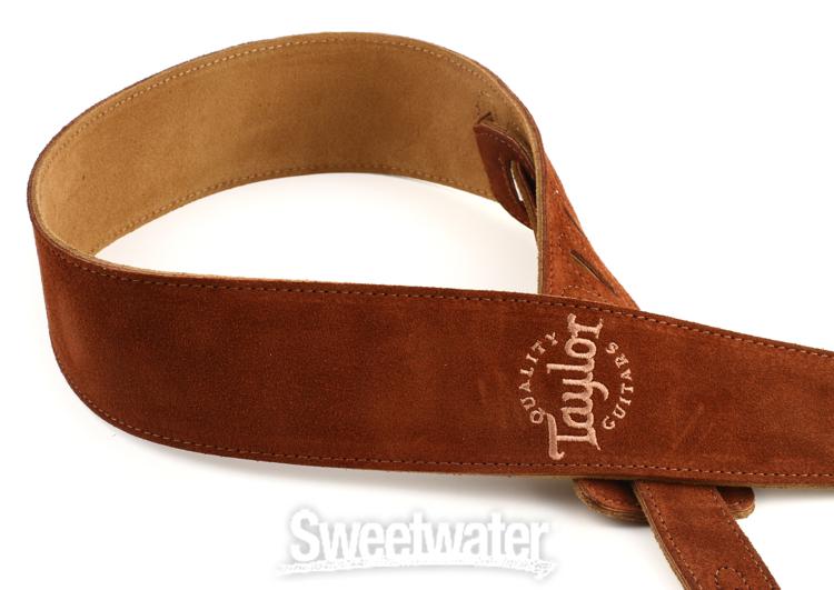Taylor Suede Guitar Strap Chocolate