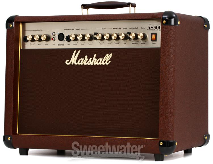 Marshall AS50D 50W 2x8" 2Channel Acoustic Combo Brown