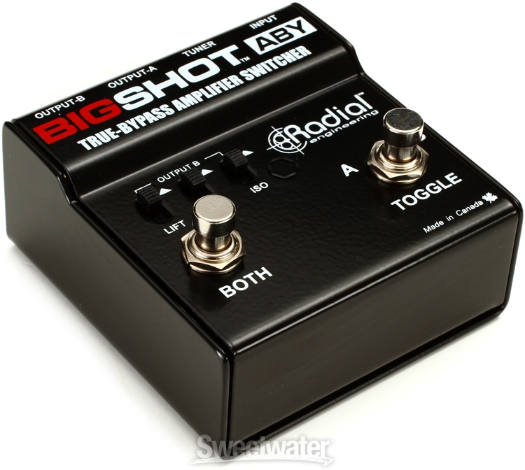 Radial BigShot ABY A/BY TrueBypass Switch Pedal