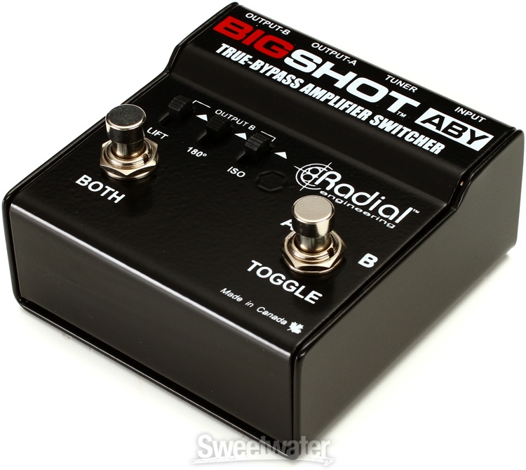 Radial BigShot ABY A/BY TrueBypass Switch Pedal