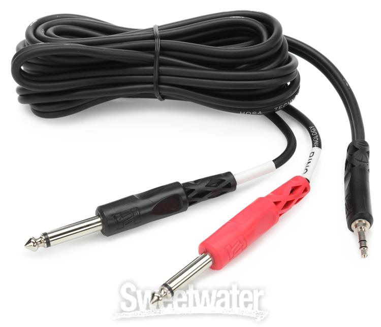 hosa-cmp-159-10-3-5mm-trs-to-dual-1-4-ts-stereo-breakout