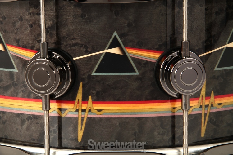 DW Collector's Series Icon Snare Drum Nick Mason Dark Side