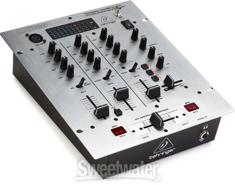 Behringer Pro Mixer Dx626 3 Kanal Dj Mixer www.sweetwater.com