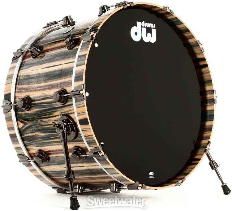 DW Collector's Exotic 4piece Drum Set Demo Dragonwood