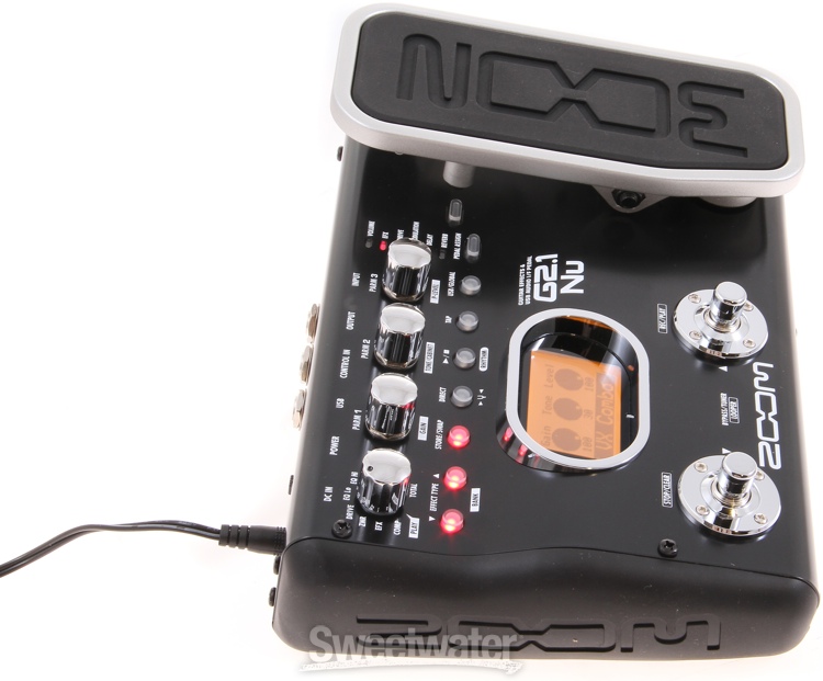 Zoom G2.1Nu MultiEffects Pedal with USB and Expression Pedal