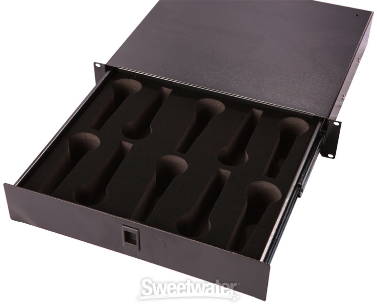 Gator GEMIC 10DRWR Microphone Drawer; 2U