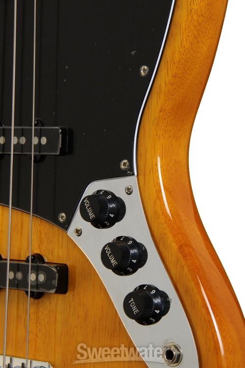 Squier '77 Vintage Modified Jazz Bass Amber