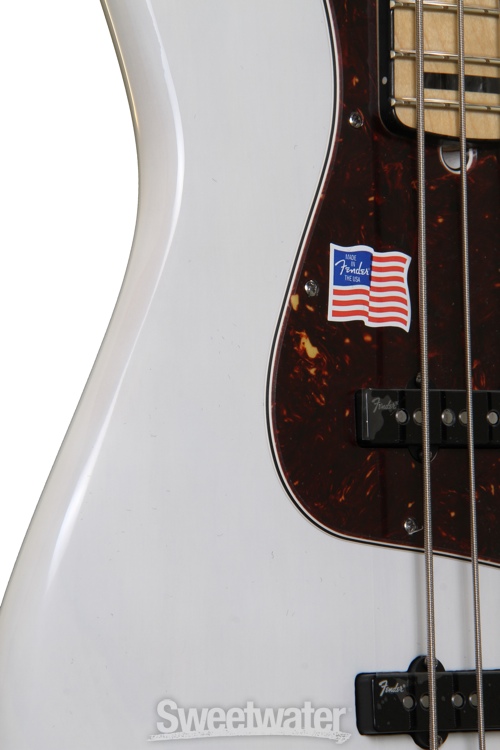 Fender American Deluxe Jazz Bass White Blonde