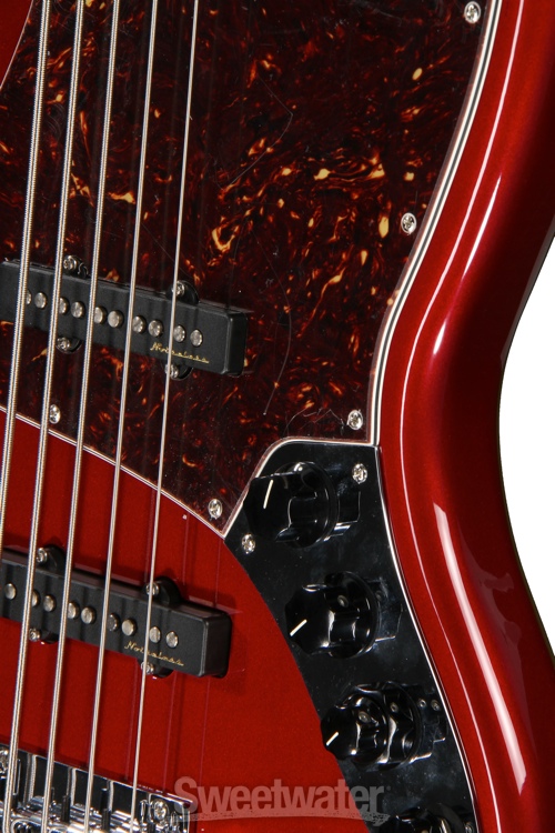 Fender Deluxe Active Jazz Bass V Candy Apple Red