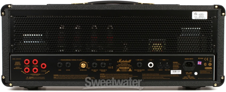 Marshall JVM410HJS Joe Satriani Edition 100W Tube Head | Sweetwater.com