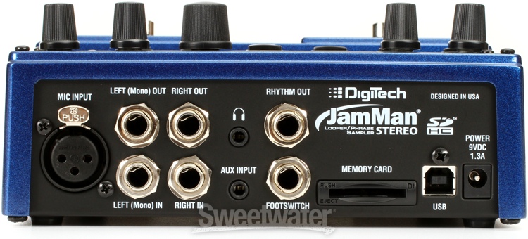 DigiTech JamMan Stereo Phrase Sampler and Looper | Sweetwater.com
