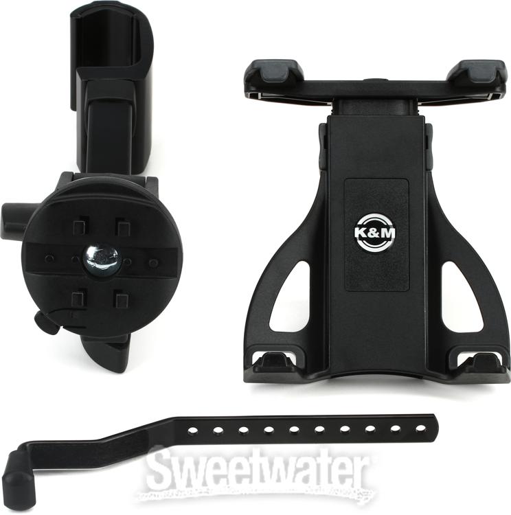 K&M 19740 Universal Tablet Holder Mic Stand Clamp Mount