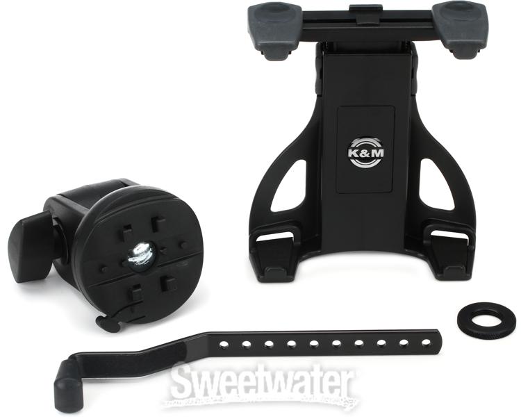 K&M KM19742 Universal Tablet Holder Mic Stand Thread Mount