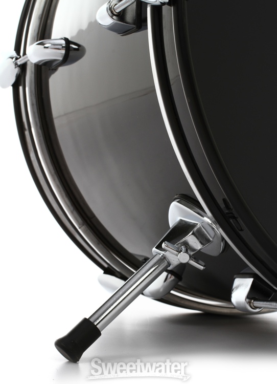 Ludwig 5piece Junior Drum Set with Cymbals and Hardware Black