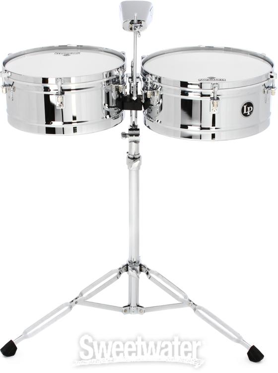 Latin Percussion Matador 14" and 15" Timbales Chrome