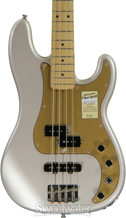 Fender Deluxe Active P Bass Special Blizzard Pearl Sweetwater Com