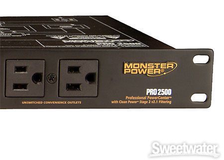 Monster Power 2500 Rack Powercenter on Monster Power Pro 2500 Powercenter Sweetwater Com