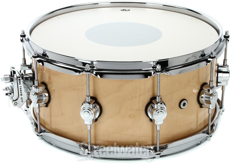 DW Performance Series Snare Drum 6.5"x14" Natural Lacquer