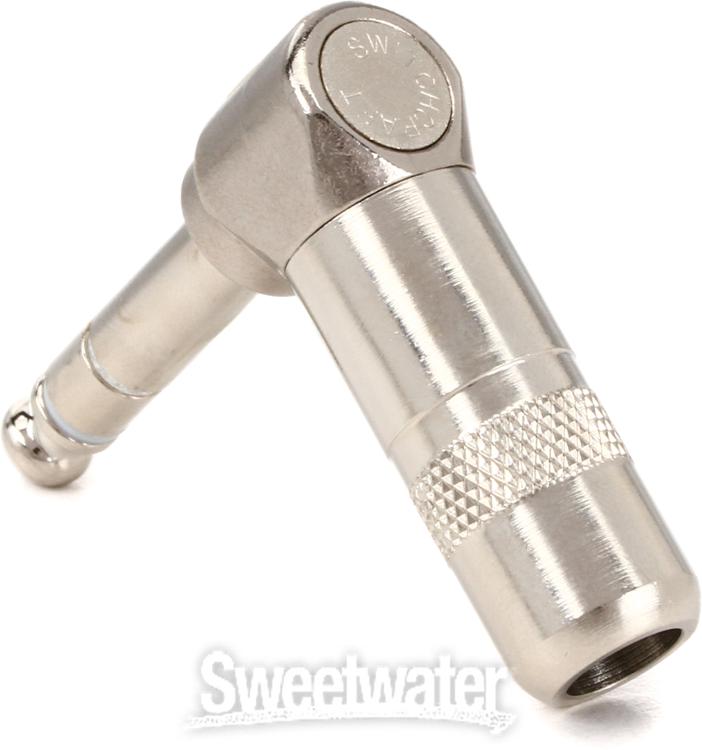 Switchcraft 1/4" TRS Right Angle Cable Connector