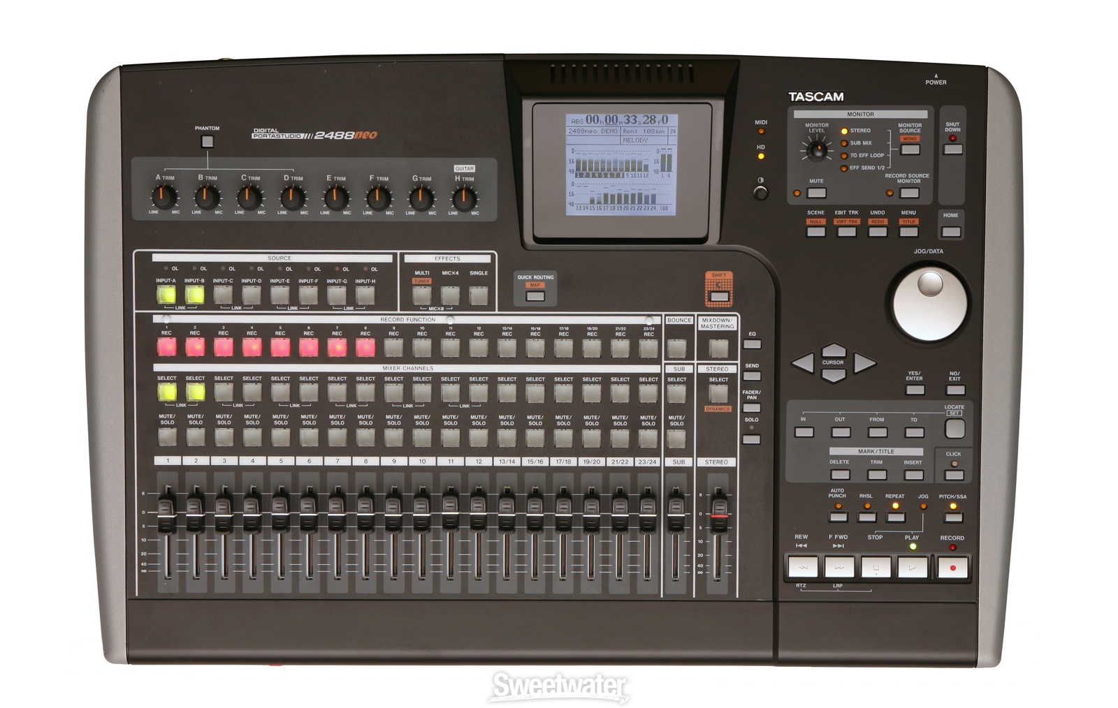 The TASCAM 2488neo gives you