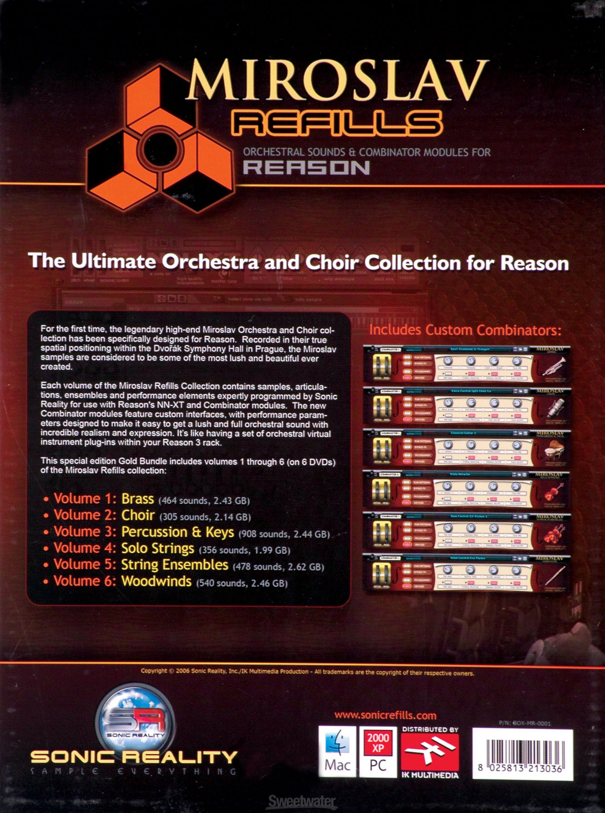 Sonic Reality Miroslav Refill Gold