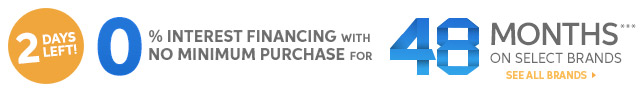 48 Month Financing on Selected Brands