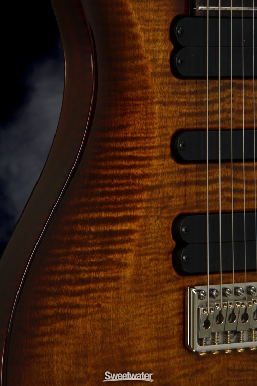 PRS 513 Figured Maple Black Gold Wrap Burst