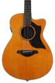 Click to learn more about the Yamaha AC5R ARE Concert Cutaway Acoustic-electric Guitar - Vintage Natural