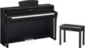 Click to learn more about the Yamaha Clavinova CLP-735 Digital Upright Piano with Bench - Matte Black Finish