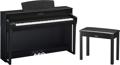 Click to learn more about the Yamaha Clavinova CLP-745 Digital Upright Piano with Bench - Matte Black Finish