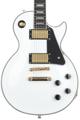 Click to learn more about the Epiphone Les Paul Custom Electric Guitar - Alpine White