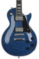 Click to learn more about the Epiphone Les Paul Custom Electric Guitar - Viper Blue, Sweetwater Exclusive