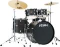 Click to learn more about the Tama Imperialstar IE52C 5-piece Complete Drum Set with Snare Drum and Meinl Cymbals - Black Oak Wrap