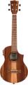 Click to learn more about the Kala Teak Tri-Top Tenor Acoustic-electric Ukulele - Natural
