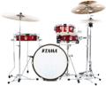 Click to learn more about the Tama Club-JAM Pancake LJK48P 4-piece Shell Pack with Snare Drum - Burnt Red Mist