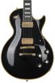 Click to learn more about the Gibson Custom 1968 Les Paul Custom Reissue Electric Guitar - Murphy Lab Ultra Light Aged Ebony