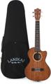 Click to learn more about the Lanikai MAS-CET All Solid Mahogany Ukulele with Cutaway & Electronics - Tenor