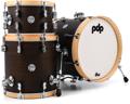Click to learn more about the PDP Concept Maple Classic Bop 3-piece Shell Pack - Walnut with Natural Hoops