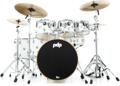 Click to learn more about the PDP Concept Maple Shell Pack - 7-Piece - Pearlescent White