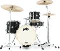 Click to learn more about the PDP New Yorker 4-piece Shell Pack - Black Onyx Sparkle