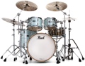 Click to learn more about the Pearl Music City Custom Reference Pure RFP422/C 4-piece Shell Pack - Ice Blue Oyster Wrap