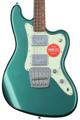 Click to learn more about the Squier Paranormal Rascal Bass HH - Sherwood Green