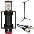 Click to learn more about the Manley Reference Cardioid Large-diaphragm Tube Condenser Microphone Bundle with Stand and Cable