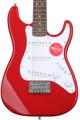Click to learn more about the Squier Mini Stratocaster Electric Guitar - Dakota Red with Laurel Fingerboard