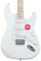 Click to learn more about the Squier Sonic Stratocaster HT Electric Guitar - White