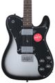 Click to learn more about the Squier Affinity Series Telecaster Deluxe Electric Guitar - Silver Burst, Sweetwater Exclusive