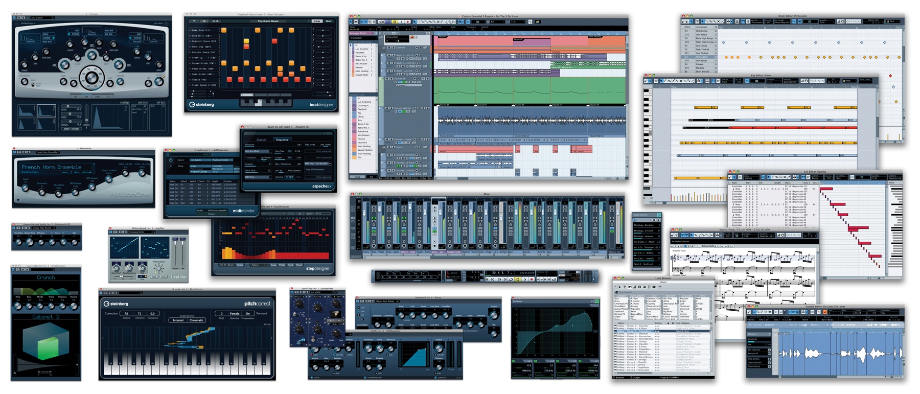 Steinberg cubase v5 1 dvdr roundclock