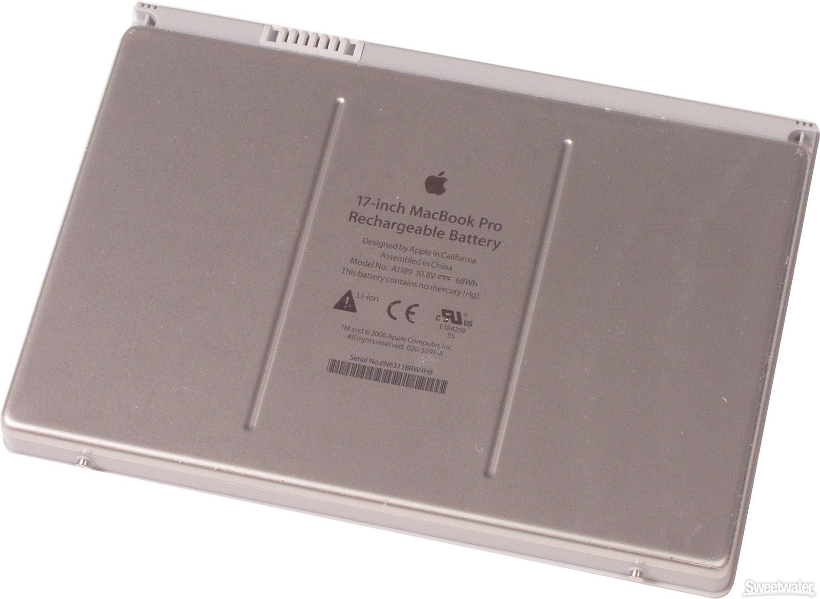 17 inch macbook pro rechargeable battery